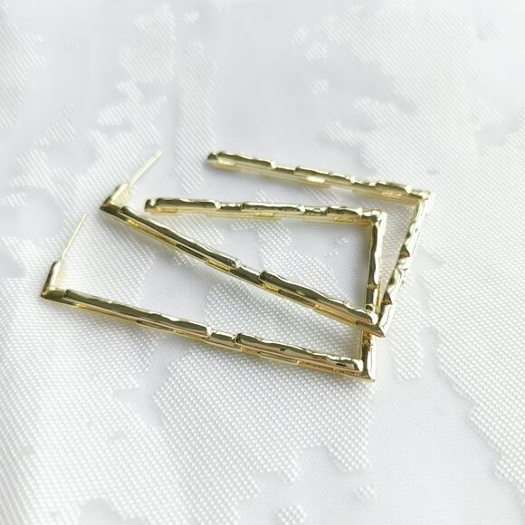 Alicia Bonnie Cora Gold Drop Earrings - Picture 2 of 3